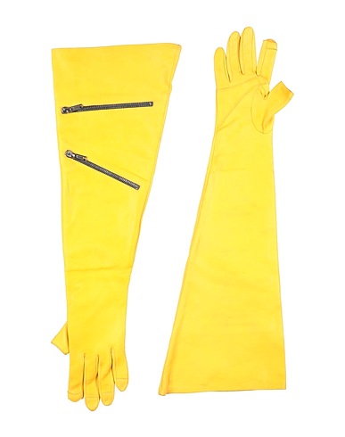 RICK OWENS Gloves Yellow Lambskin