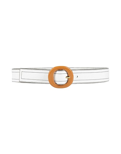 MARNI Cinturón Normal Blanco Piel de ternera