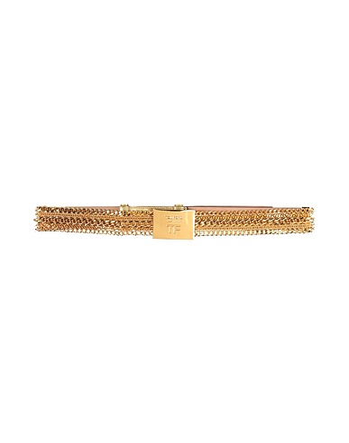 TOM FORD Cintura Regular Oro Pelle di bovino, Ottone