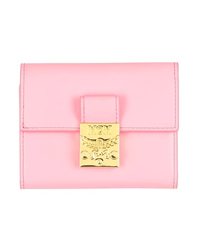MCM Brieftasche Rosa Leder