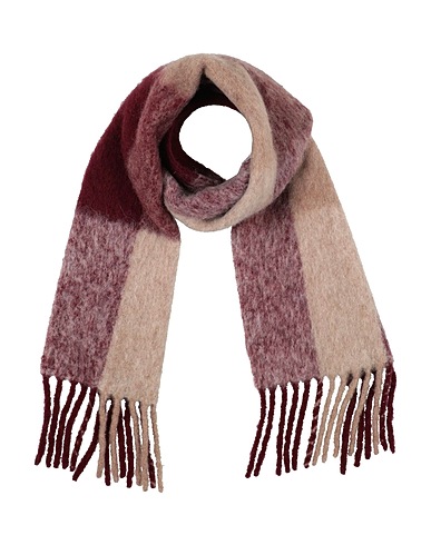 FABIANA FILIPPI Scarves and foulards Burgundy 60% Alpaca wool, 25% Virgin Wool, 15% Polyamide