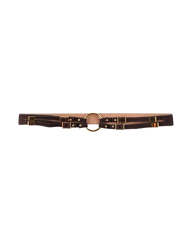 TOM FORD Regular belt Dark brown Leather