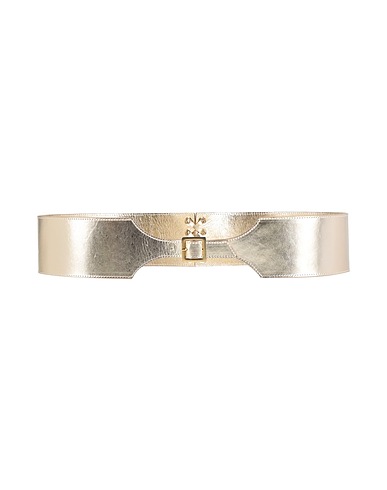 MISSONI High-waist belt Gold Leather