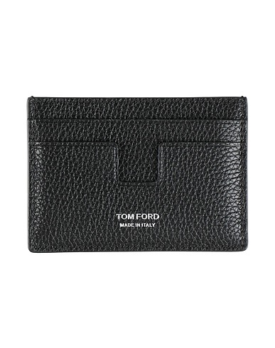 TOM FORD Small Leather Goods Black Calfskin, Ecobrass