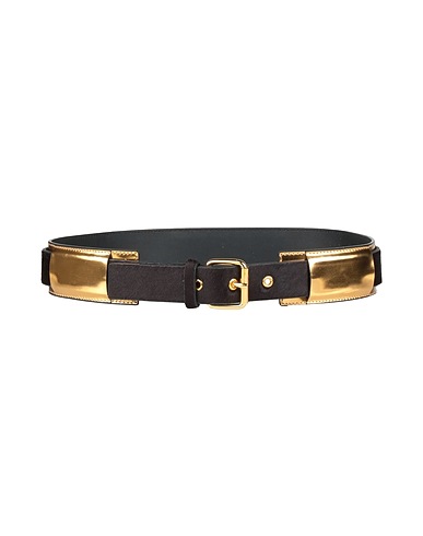 MARNI Regular belt Dark brown Calfskin