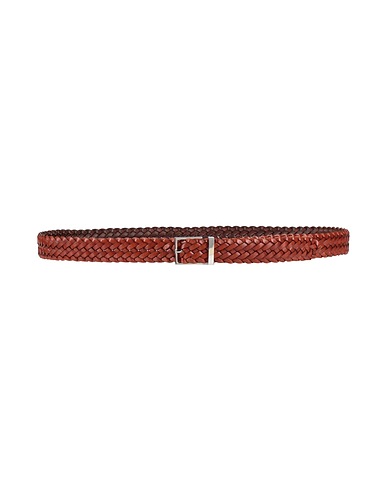 BRUNELLO CUCINELLI Leather belt Brown Leather