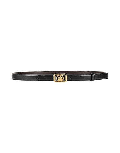 LANVIN Thin belt Black Leather