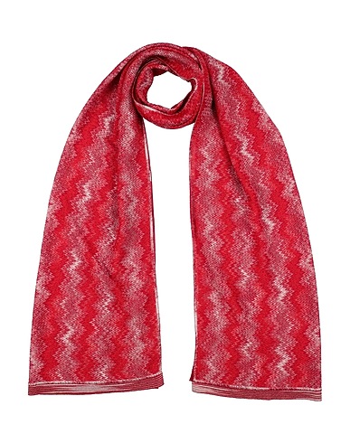 MISSONI Scarves and foulards Red 50% Viscose, 32% Cupro, 18% Polyester