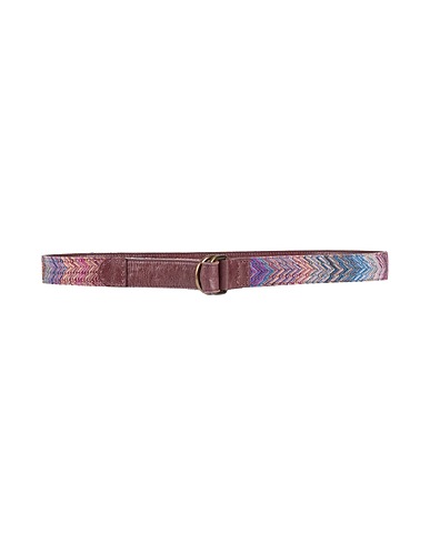 MISSONI Cintura in tessuto Viola Fibre tessili