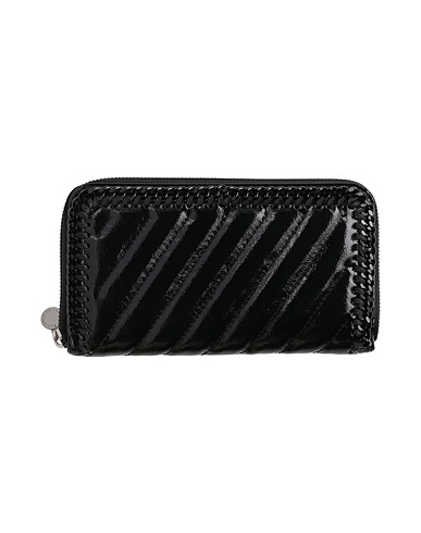 STELLA McCARTNEY Wallet Black Textile fibres