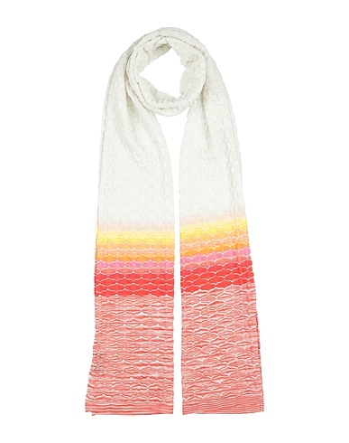MISSONI Schals und Foulards Weiß 85% Viskose, 9% Baumwolle, 6% Polyester