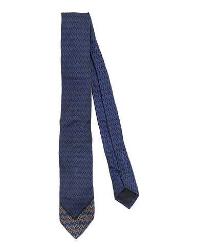 MISSONI Cravatte e papillon Blu 100% Seta