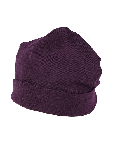 MISSONI Hat Dark purple 97% Wool, 3% Polyamide