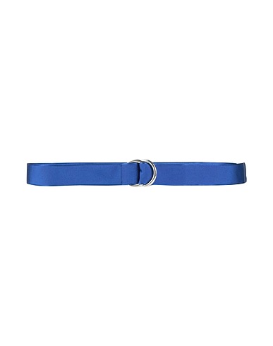 SARTORIALE Belts Bright blue 65% Polyester, 35% Cotton