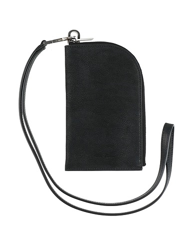 RICK OWENS Small Leather Goods Black 100% Cow leather