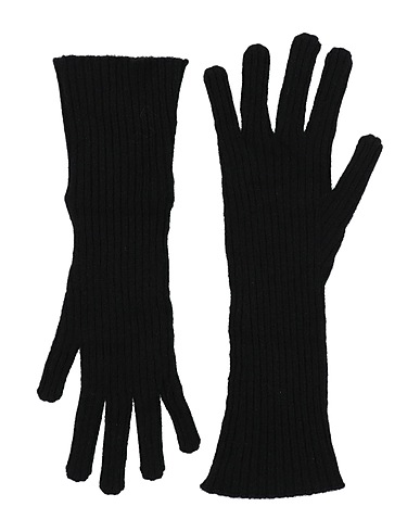 FABIANA FILIPPI Gloves Black 100% Cashmere