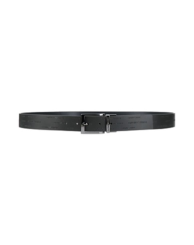 EMPORIO ARMANI Ledergürtel Schwarz Kalbsleder