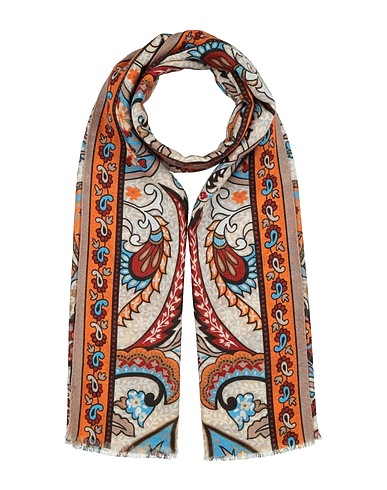 ROSI COLLECTION Scarves and foulards Sand 100% Wool