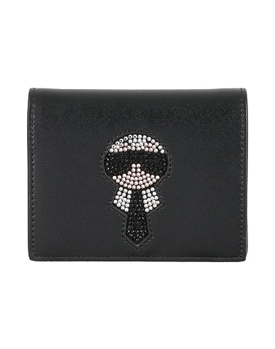 FENDI Wallet Black Leather