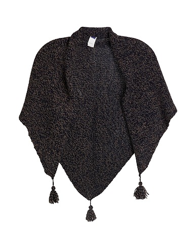 BLUE LES COPAINS Scarves and foulards Navy 35% Acrylic, 35% Wool, 30% Alpaca wool