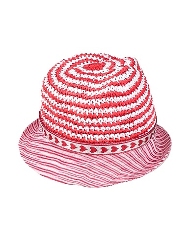 MISSONI KIDS Cappello Rosso 80% Rafia naturale, 20% Cotone