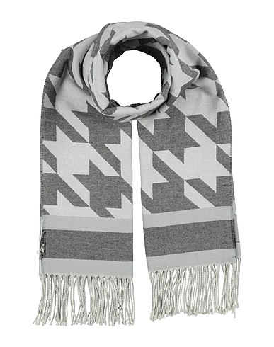 GUESS Scarves and foulards Light grey 100% Polyester