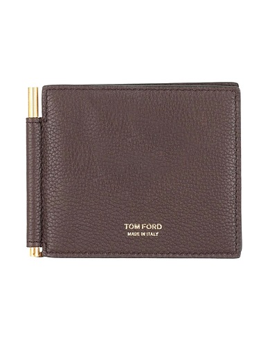 TOM FORD Wallet Dark brown Leather