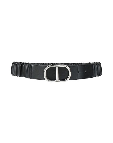 TWINSET Belts Black 100% Polyurethane