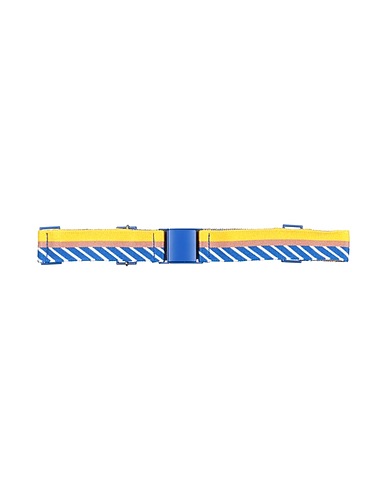 MISSONI Cinture Blu china Fibre tessili