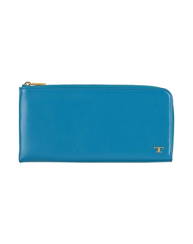 TOD'S Wallet Light blue Leather
