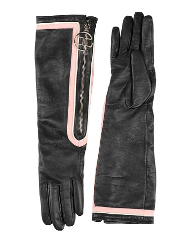 ELISABETTA FRANCHI Guanti Nero Pelle ovina