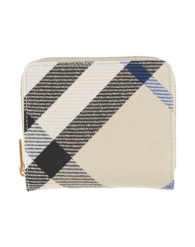 BURBERRY Wallet Beige 65% Polyester, 35% Cotton
