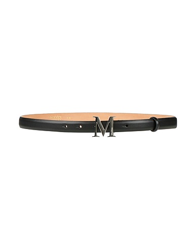 MAX MARA Cintura Sottile Nero Pelle