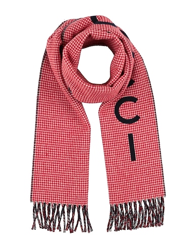 GUCCI Sciarpe e foulard Rosso 85% Lana, 15% Cachemire