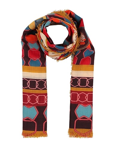 FRANCO FERRARI Scarves and foulards Plum 100% Wool
