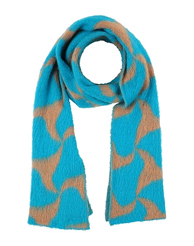KAOS Scarves and foulards Azure 38% Acrylic, 32% Polyamide, 30% Mohair wool