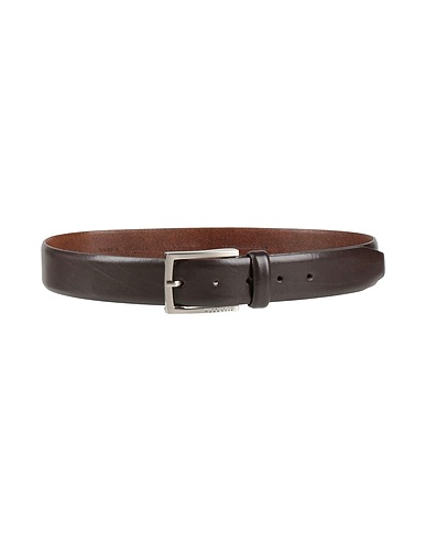 BOSS HUGO BOSS Leather belt Chocolate brown 100% Cow leather