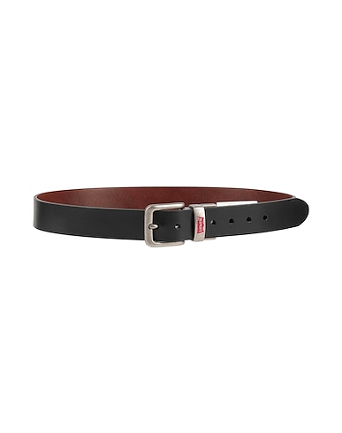 LEVI'S Belt Black 100% Cow leather