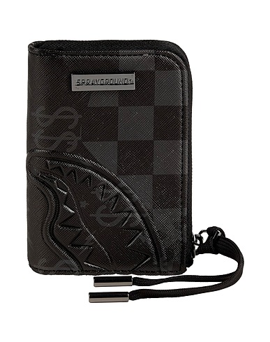 SPRAYGROUND Wallet Black 100% PVC - Polyvinyl chloride