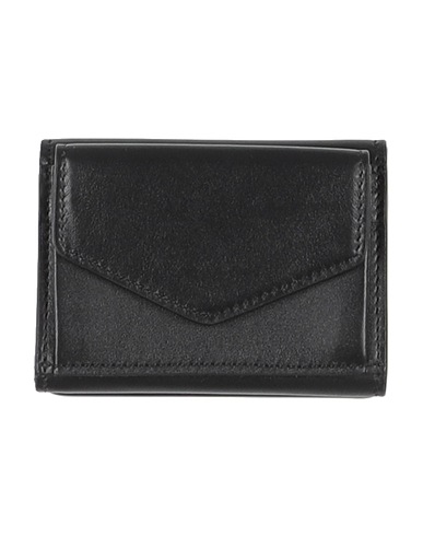 MAISON MARGIELA Portafoglio Nero 100% Pelle di bovino
