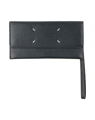 MAISON MARGIELA Wallet Black 100% Cow leather