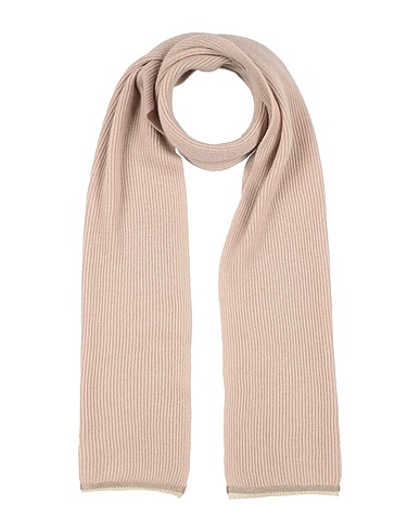 MAX & MOI Scarves and foulards Taupe 70% Wool, 30% Cashmere