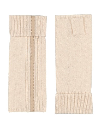 MAX & MOI Gloves Cream 90% Merino Wool, 10% Cashmere, Lambskin