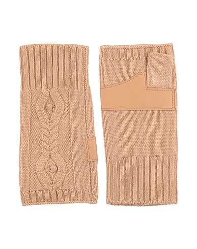 MAX & MOI Gloves Camel 70% Merino Wool, 30% Cashmere, Lambskin