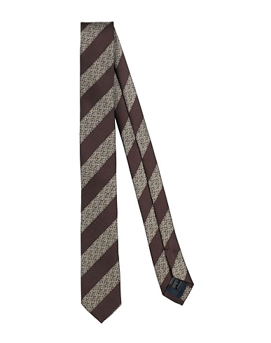 LIU •JO MAN Ties and bow ties Dark brown 100% Polyester
