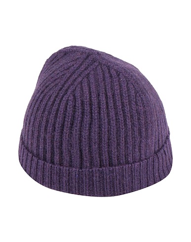 ARAGONA Hat Purple 100% Cashmere