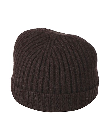ARAGONA Hat Dark brown 100% Cashmere
