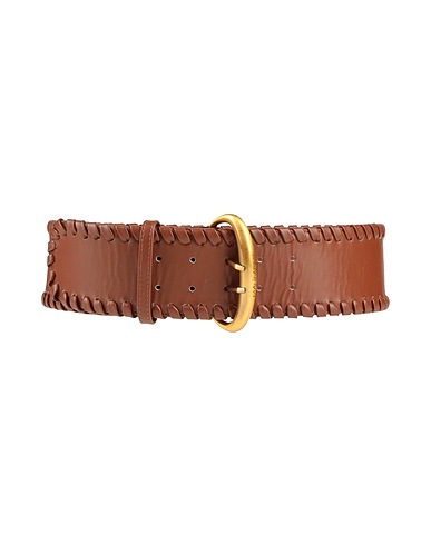 MALÌPARMI High-waist belt Brown Leather