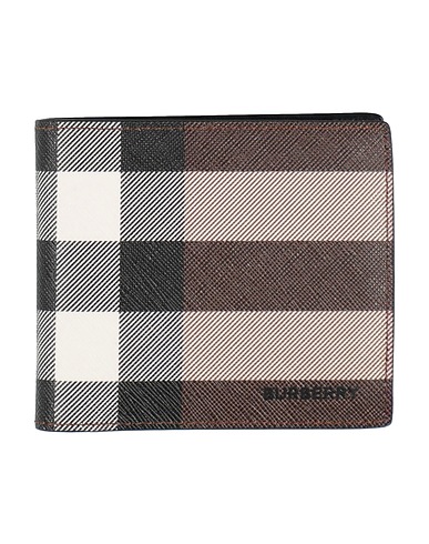 BURBERRY 財布 ブラウン 熱可塑性ポリウレタン 75% / コットン 25% / 牛革