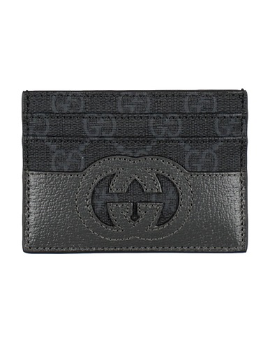GUCCI Small Leather Goods Navy blue Leather